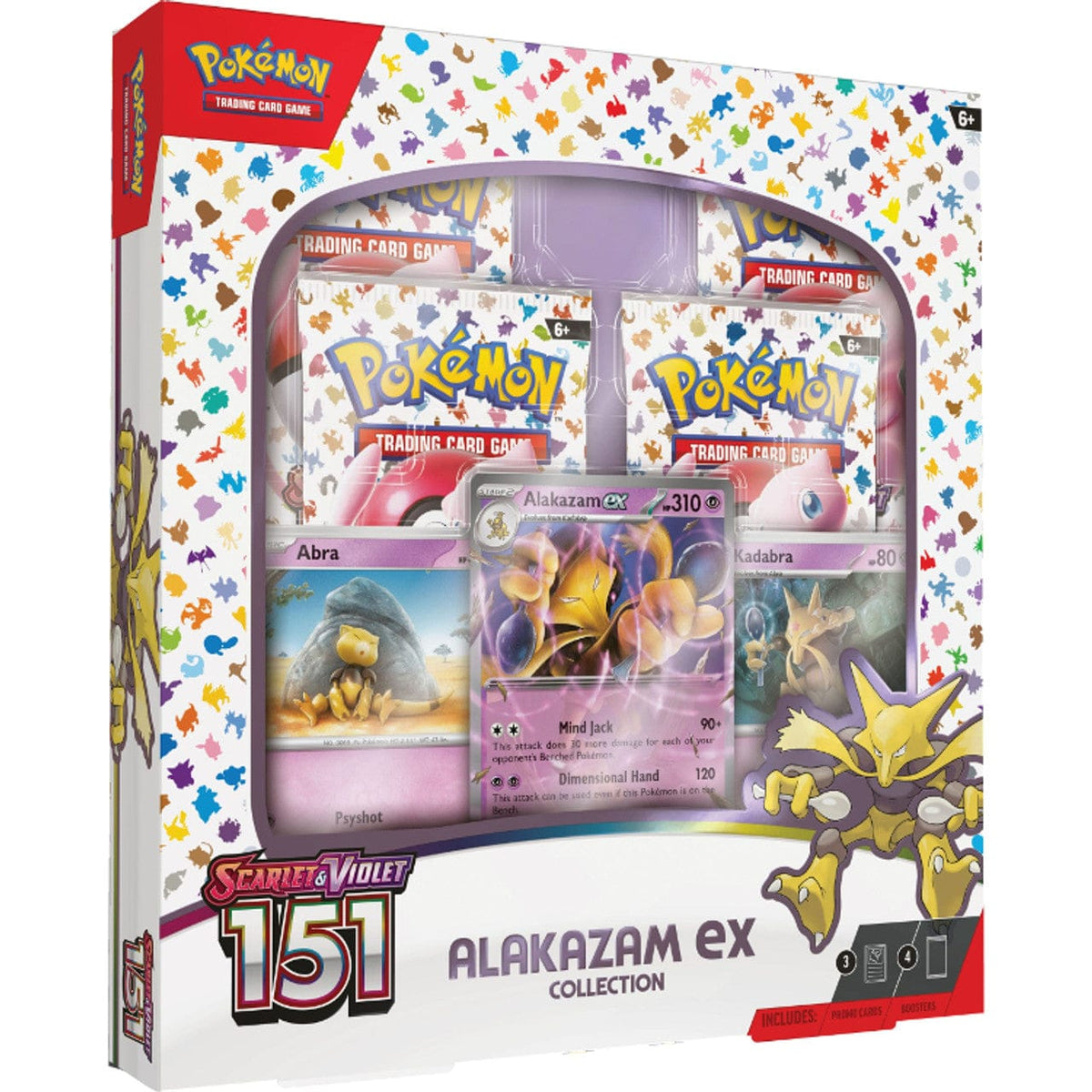 Pokemon Company Trading Card Games > Pokemon Pokemon TCG: Scarlet & Violet - 151 Collection - Alakazam ex 820650855269 PUI 290-85526