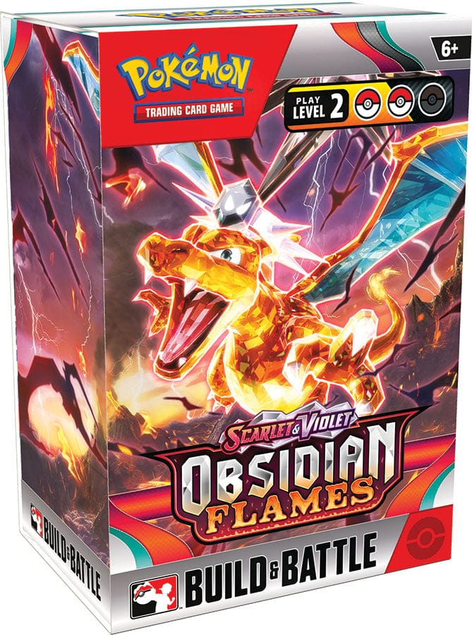 Pokemon Company Trading Card Games > Pokemon Pokemon TCG: Scarlet & Violet - Obsidian Flames Build & Battle Box 820650853968 PUI 186-86396