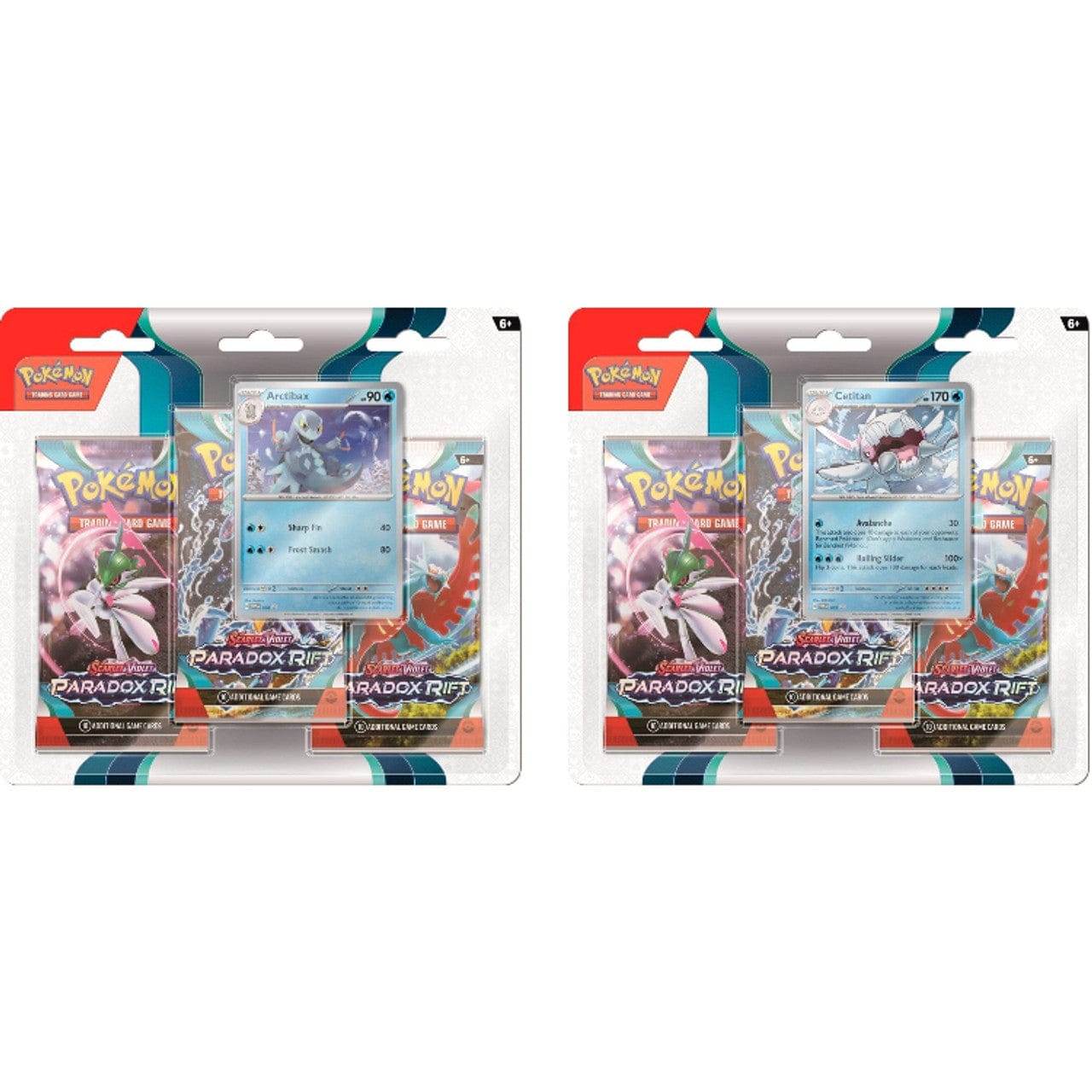 Pokemon TCG: Scarlet & Violet - Paradox Rift Three-Booster Blister Pokemon TCG: Scarlet & Violet - Paradox Rift Three-Booster Blister