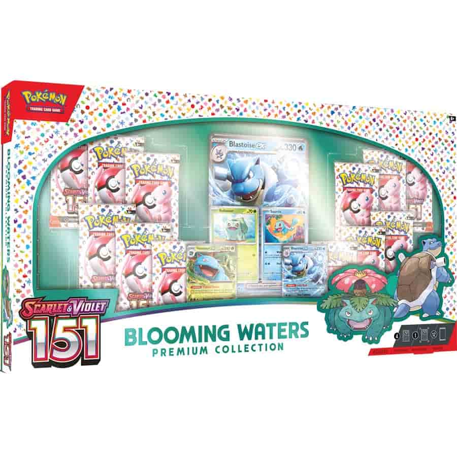 Pokemon Company Trading Card Games > Pokemon POKEMON TCG: BLOOMING WATERS PREMIUM COLLECTION 196214123519 PKU10124
