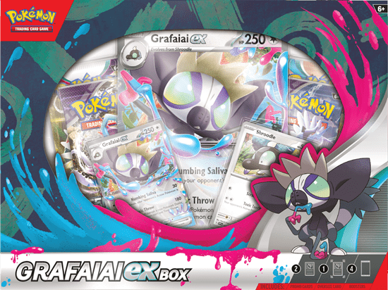 Pokemon Company Trading Card Games > Pokemon Pokemon TCG: Grafaiai ex Box 820650854446 PUI 290-85444