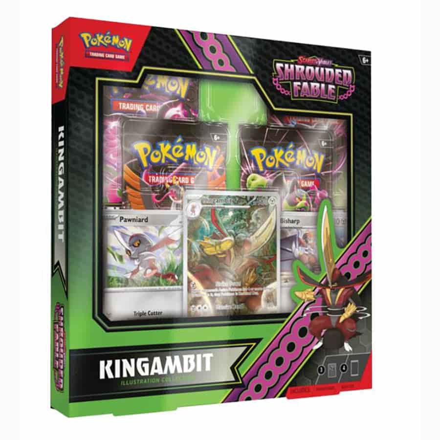 Pokemon Company Trading Card Games > Pokemon POKEMON TCG: SCARLET AND VIOLET SHROUDED FABLE: KINGAMBIT ILLUSTRATION COLLECTION 820650412462 PKU41246