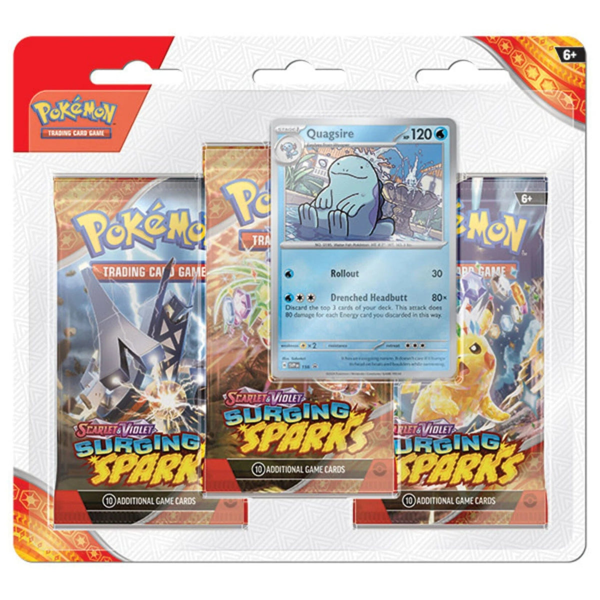 Pokemon Company Trading Card Games > Pokemon POKEMON TCG: SCARLET AND VIOLET SURGING SPARKS CHECKLANE BLISTER 820650853319 PKU85942