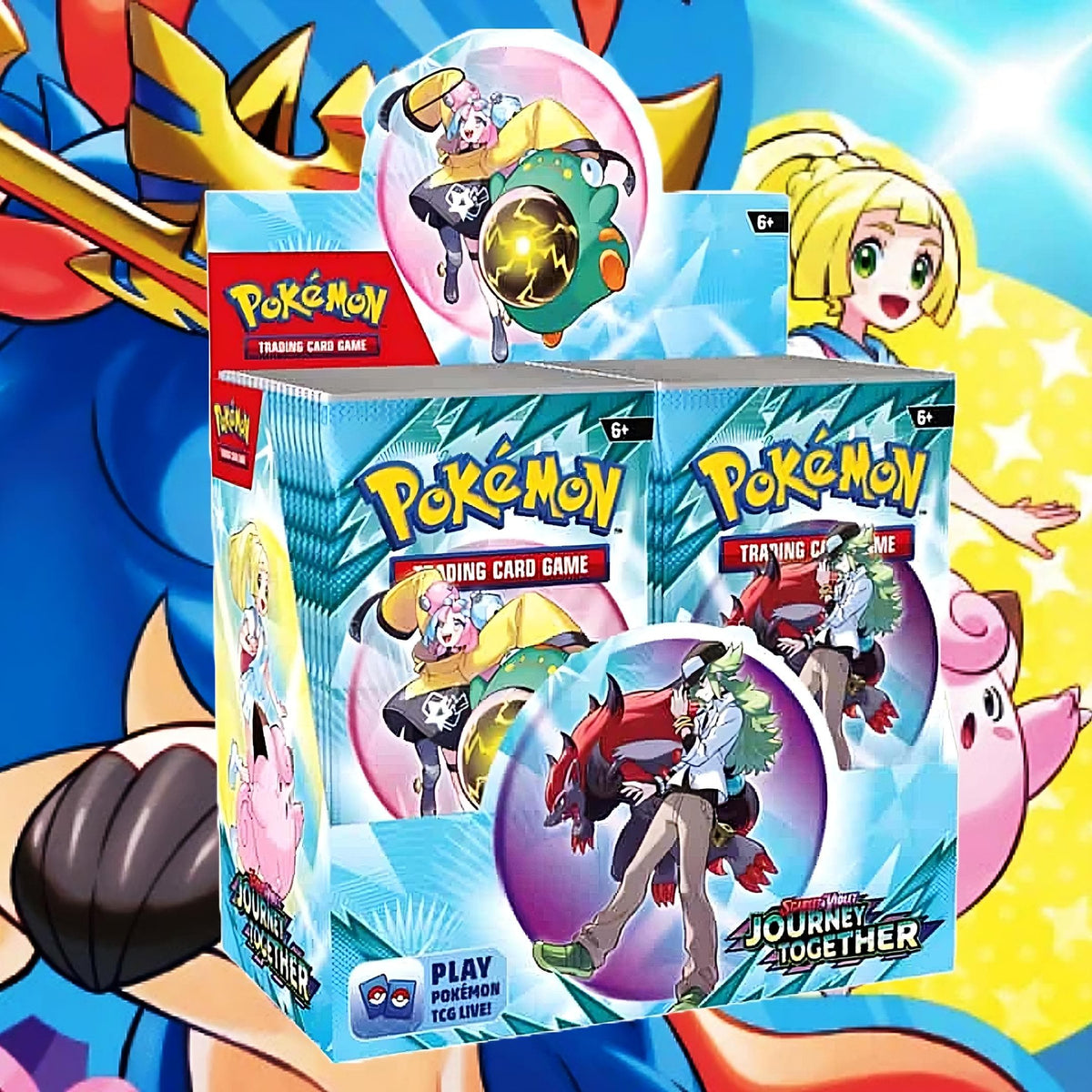 Pokemon Company Trading Card Games > Pokemon POKEMON TCG: SCARLET AND VIOLET (SV09): JOURNEY TOGETHER: ENHANCED BOOSTER BOX 196214119062 PKU10125