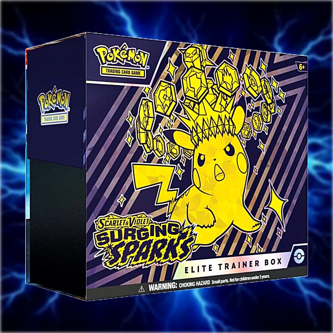 Pokemon Company Trading Card Games > Pokemon Pokémon TCG: Scarlet & Violet 8: Surging Sparks: Elite Trainer Box 0820650859526 PKU85952