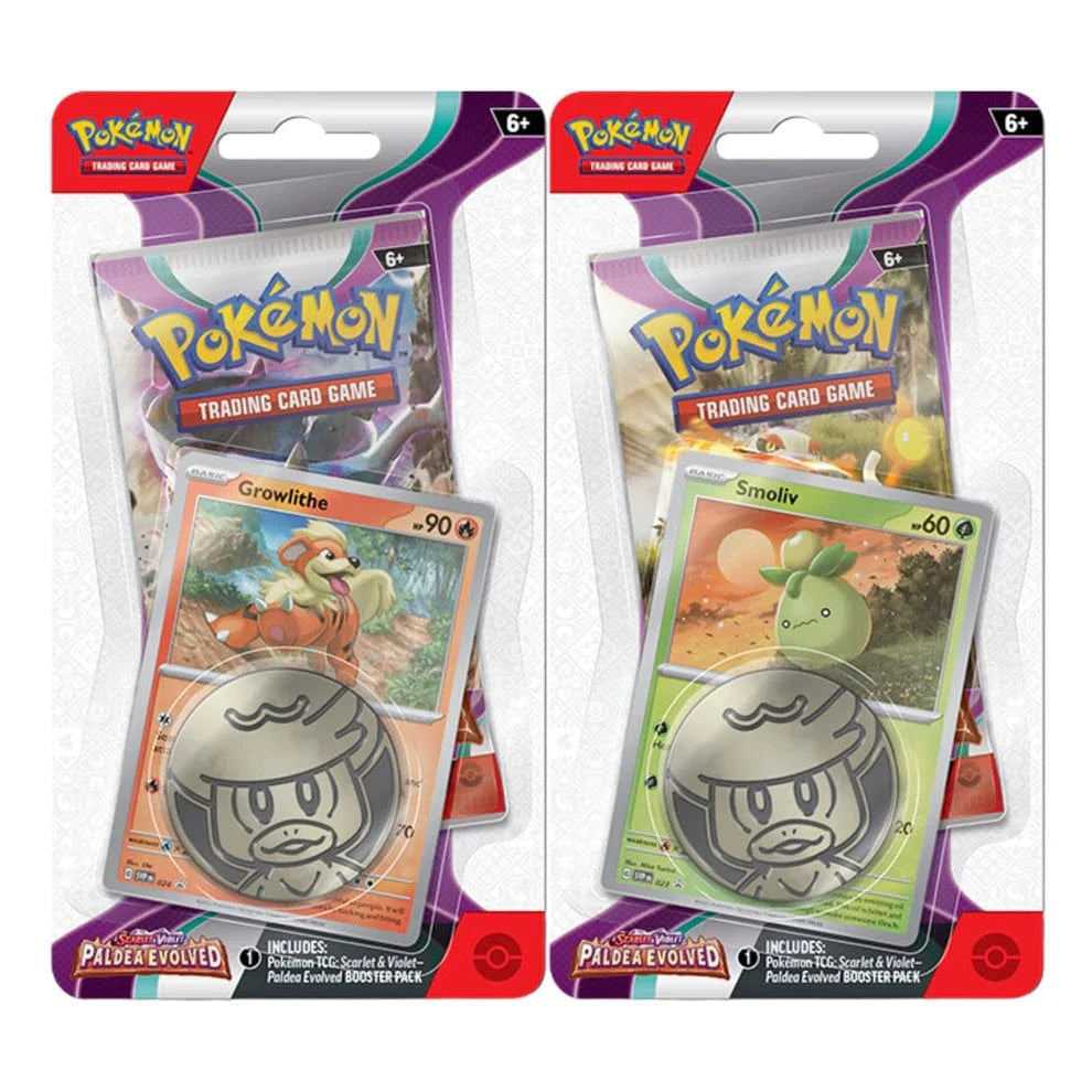 Pokemon Company Trading Card Games > Pokemon Pokemon TCG: Scarlet & Violet - Paldea Evolved Checklane Booster Pack 820650853319