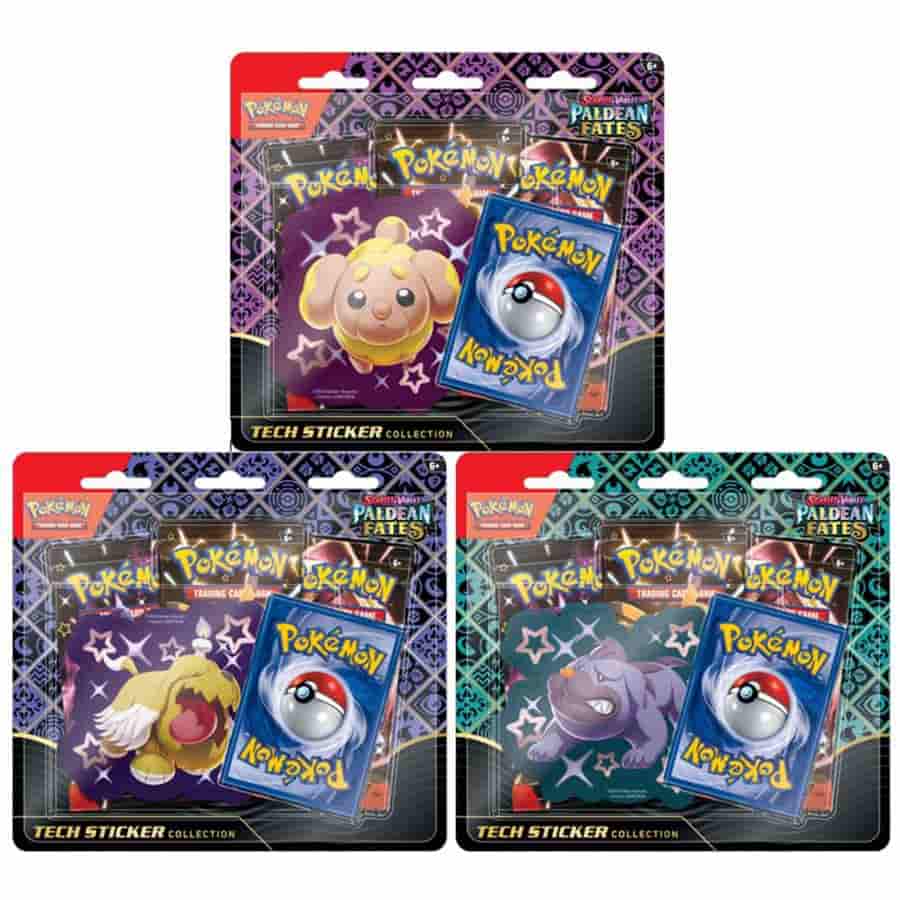 Pokemon Company Trading Card Games > Pokemon Pokemon TCG: Scarlet & Violet - Tech Sticker Collection, Paldean Fates 820650856136 PKU85613