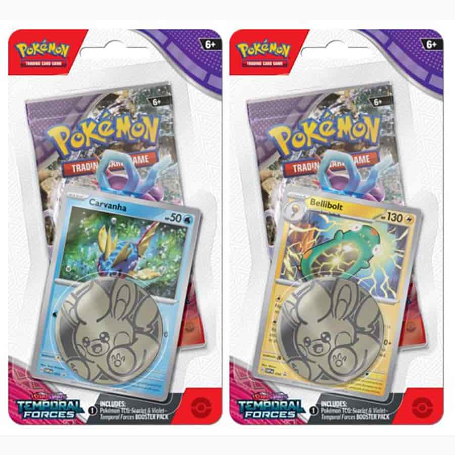Pokemon Company Trading Card Games > Pokemon Pokemon TCG: Temporal Forces Checklane Blister Pack 820650853319 PUI 188-85649