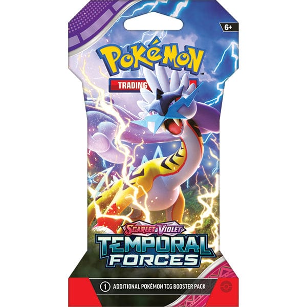 Pokemon Company Trading Card Games > Pokemon Pokemon TCG Temporal Forces Sleeved Booster Pack 820650856426 PUI 188-87642