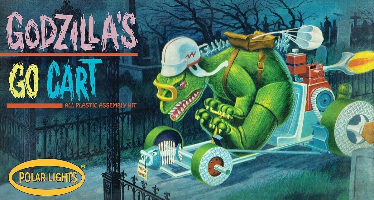 Polar Lights Model Kits > Other Model Kits Polar Lights: Plastic Model Kit - Godzilla's Go Cart 849398047422 PLL 987