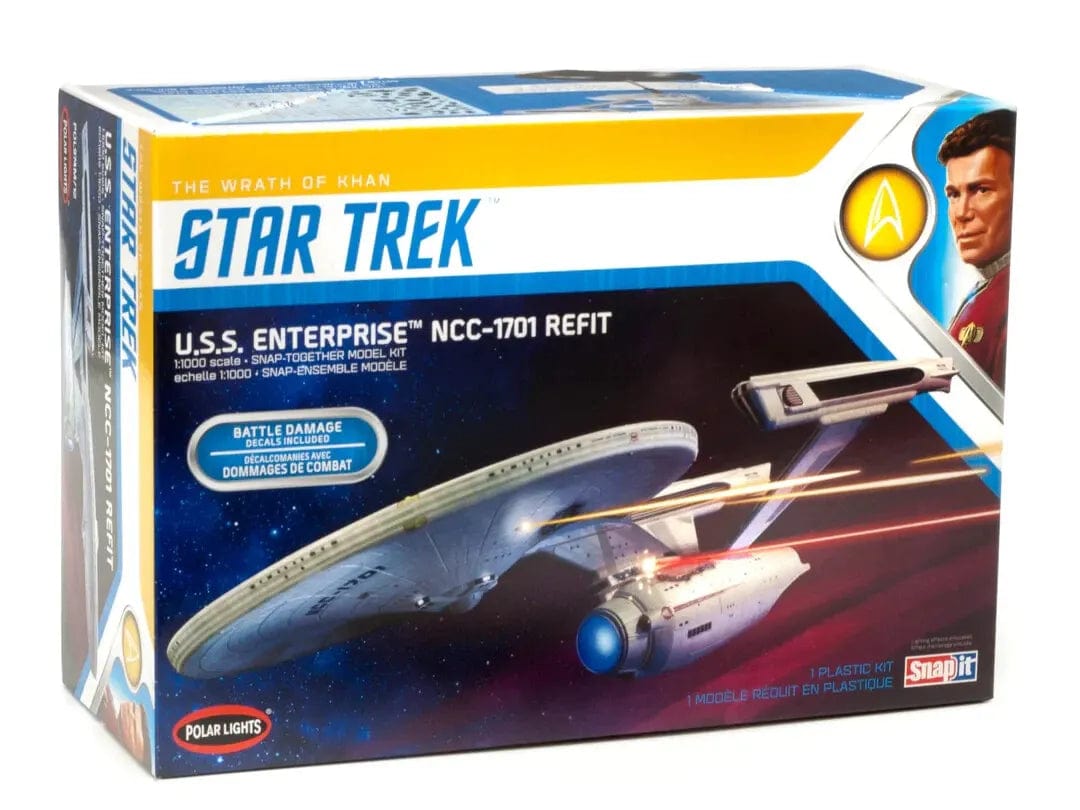 Polar Lights Model Kits > Other Model Kits Polar Lights: Star Trek - U.S.S. Enterprise NCC-1701 Refit (Wrath of Khan) 849398040935 PLL 971