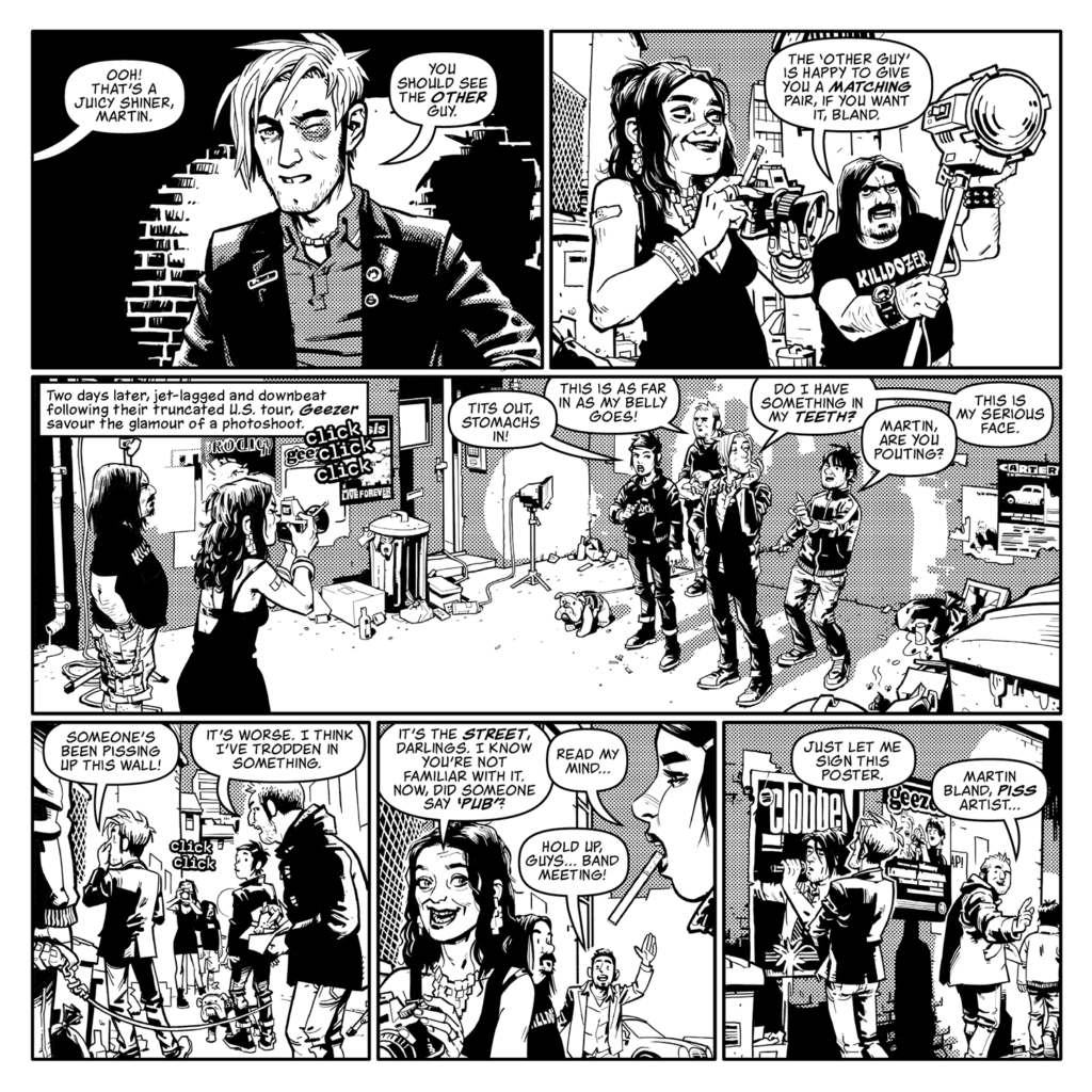 Power Pulp Comics Comic Books Geezer #3 by Philip Bond & William Potter
