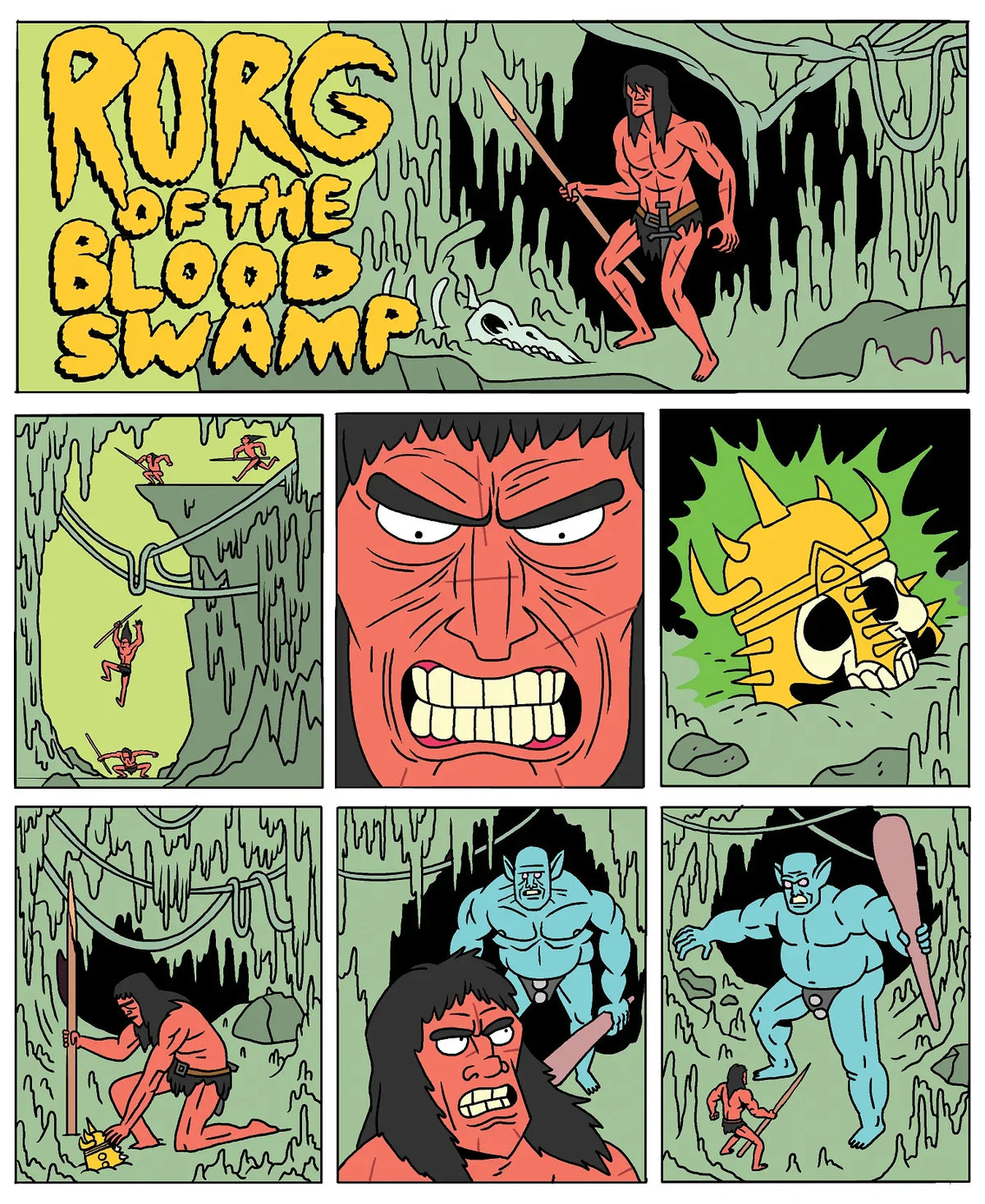 Power Pulp Comics Comic Books Rorg of the Blood Swamp by Pat Kain