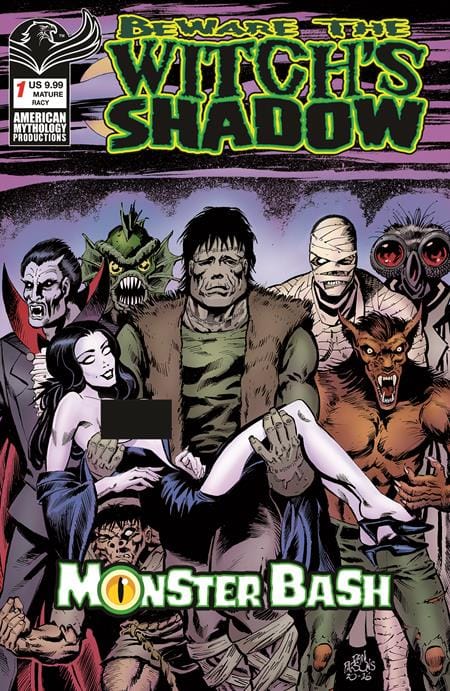 Prana Publishers Comic Books BEWARE THE WITCHS SHADOW MONSTER BASH #1 CVR D DAN PARSONS RISQUE VAR (MR) (Release Date: 09/30/2026) 78200334605600141 0726PP1139