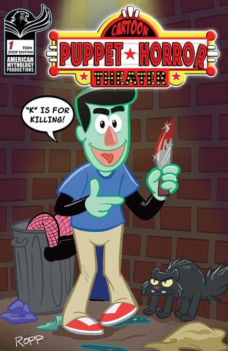 Prana Publishers Comic Books CARTOON PUPPET HORROR THEATER #1 CVR E ADRIAN ROPP ZOOP VAR 85609100676200151 0526PP1138