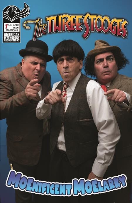 Prana Publishers Comic Books THREE STOOGES MAGNIFICENT MOELARKY #1 CVR D STOOGETALK PHOTO VAR (Release Date: 08/26/2026) 0626PP1047