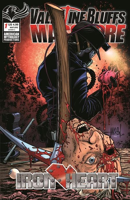 Prana Publishers Comic Books VALENTINE BLUFFS MASSACRE IRON HEART #1 (OF 2) CVR C ANDREW MANGUM VAR (MR) (Release Date: 08/26/2026) 0626PP1050