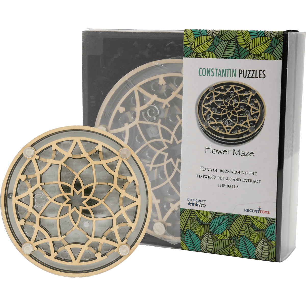 Project Genius Puzzles > Hand Puzzles Constantin Puzzles: Flower Maze 856261005878 JC002