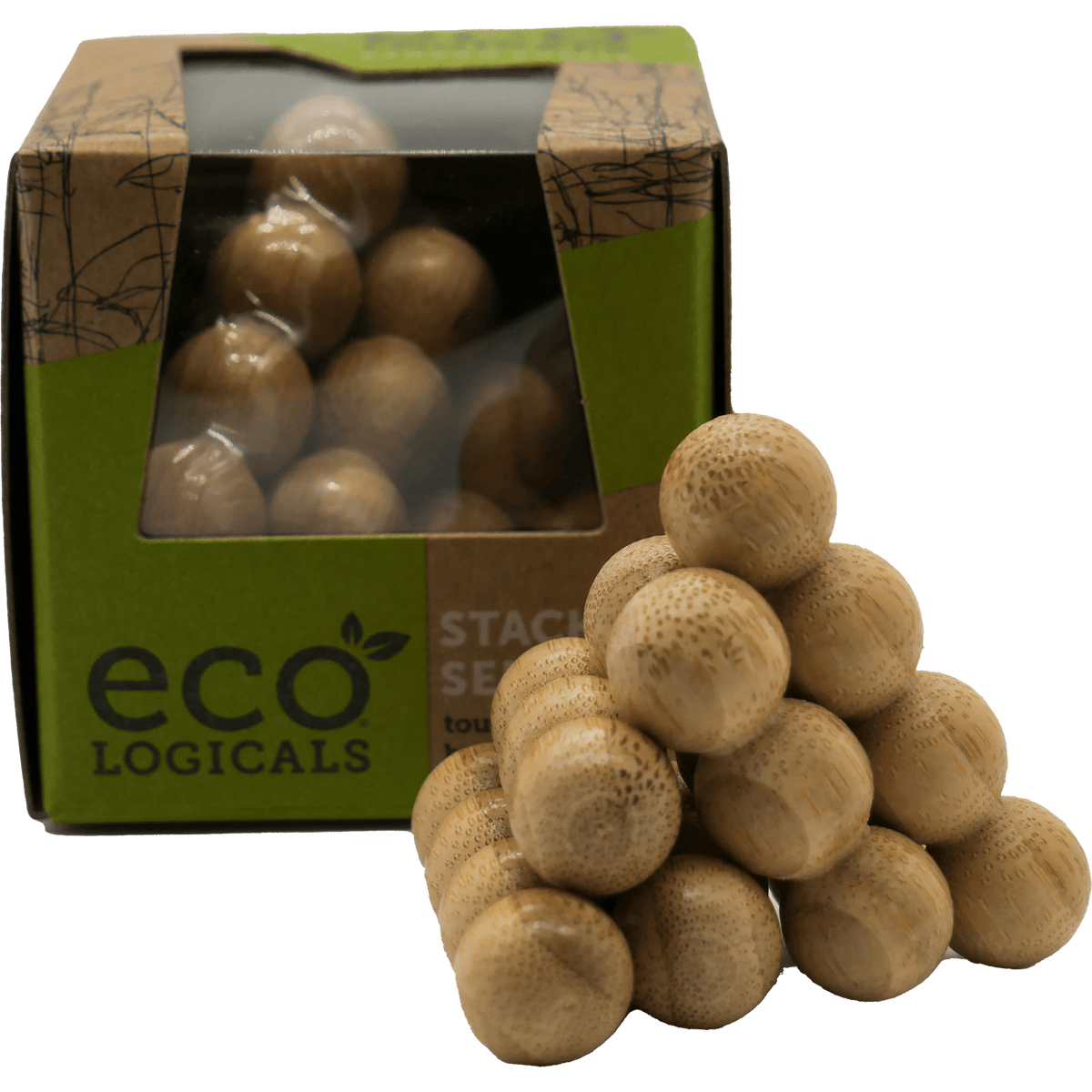 Project Genius Puzzles > Hand Puzzles Eco Logicals: Stacking Seeds 852425006170 EC0001