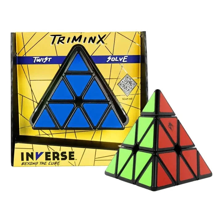 Project Genius Puzzles > Hand Puzzles Project Genius - Inverse Triminx Puzzle: Classic Pyramid Challenge 850044215270 TW002