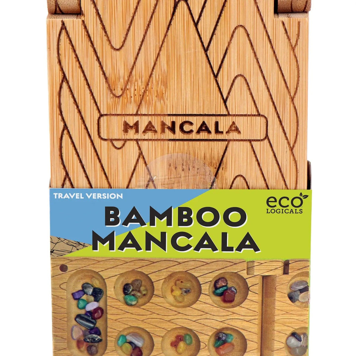 Project Genius Puzzles > Hand Puzzles Travel Bamboo Mancala Game 850044215263 SKU EC309