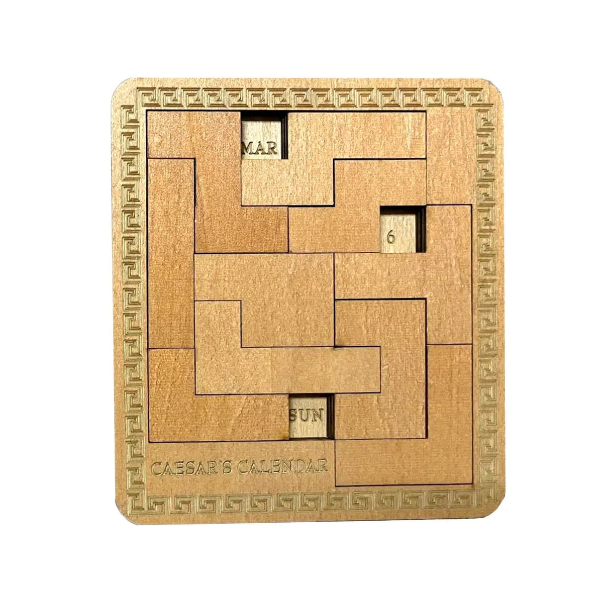Project Genius Puzzles > Hand Puzzles True Genius Caesar's Calendar 850044215126 SKU TG444