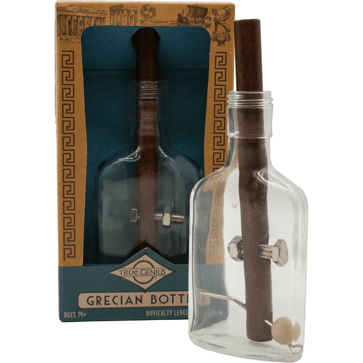 Project Genius Puzzles > Hand Puzzles True Genius: Grecian Bottle 852425006279 TG004
