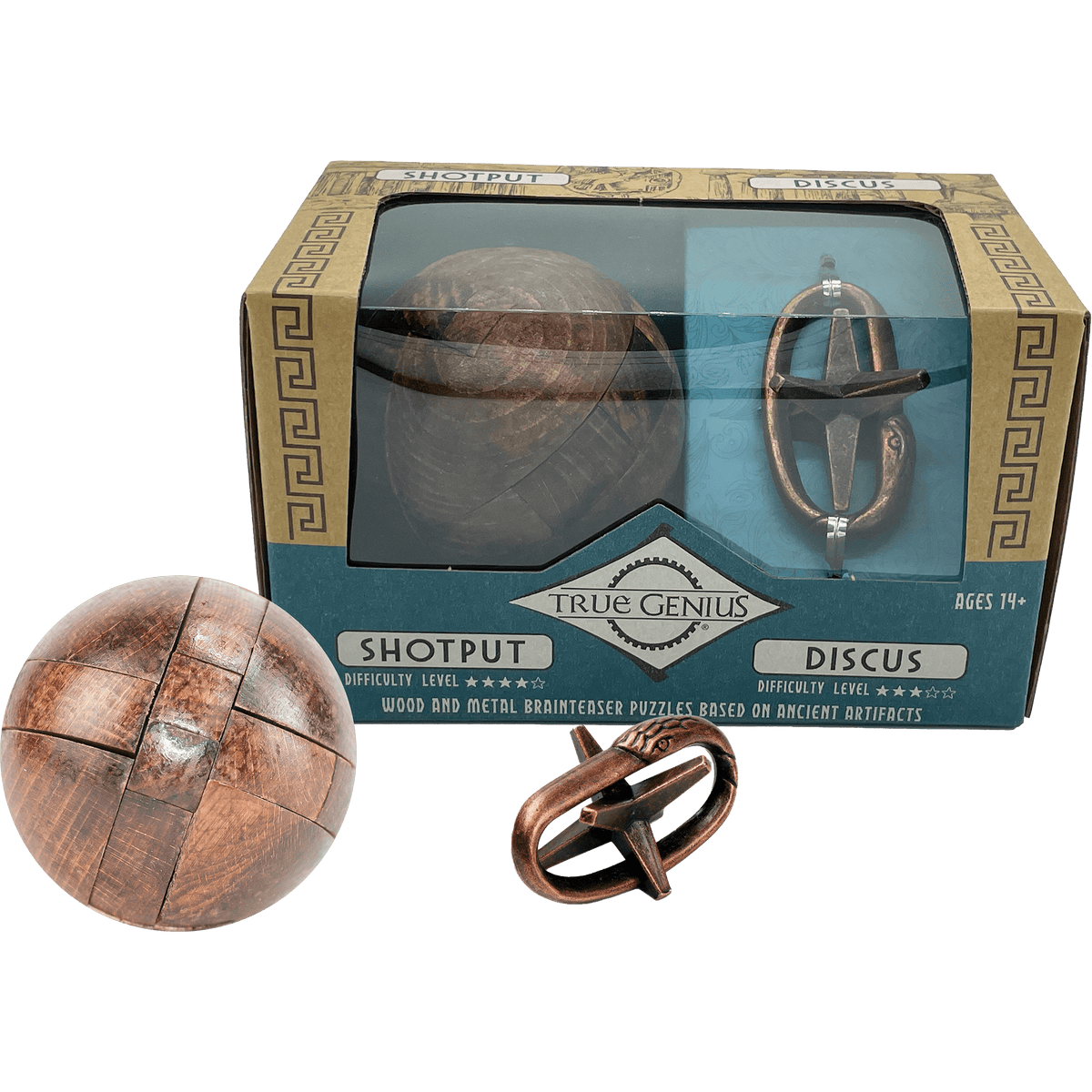Project Genius Puzzles > Hand Puzzles True Genius: Shotput & Discus 852425006415 TG020