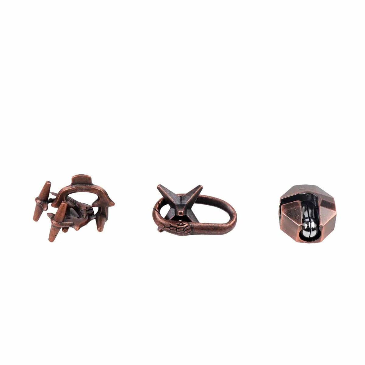 Project Genius Puzzles > Hand Puzzles True Genius Viking Forge - 3pc Puzzle Set 850044215225 SKU TG446
