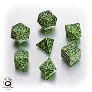 Q Workshop Dice > Q Workshop Q Workshop: Forest Dice Set 7ct - Green/Black 5907699491513 QWS SFOR01