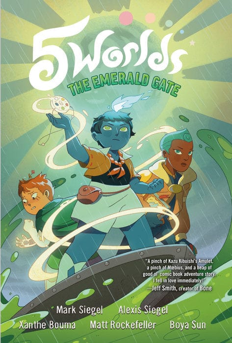 Random House Graphic Graphic Novel > Kids 5 Worlds Book 5: The Emerald Gate 9780593120606 PRH-9780593120606
