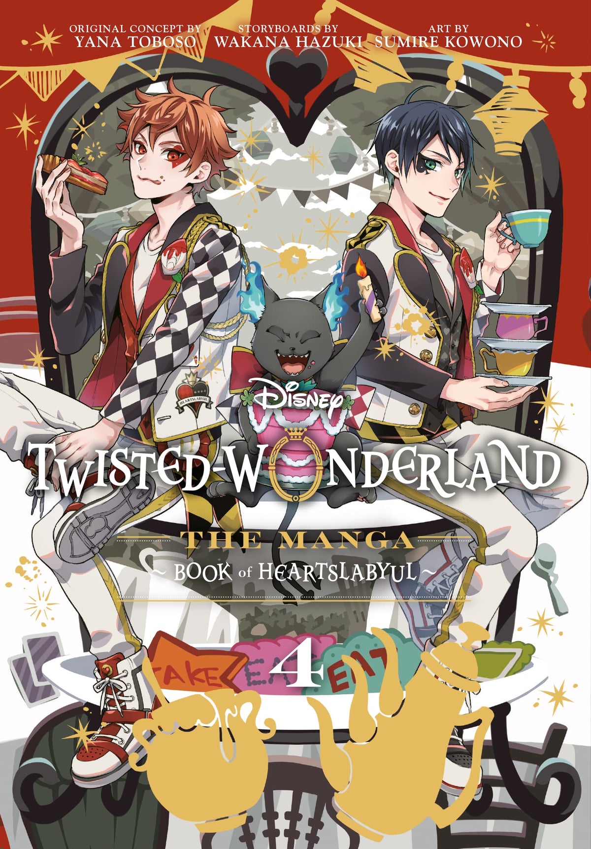 Random House Worlds Graphic Novel Twisted-Wonderland: Book of Heartslabyul (The Manga), Vol. 4 9798217374823 PRH-9798217374823
