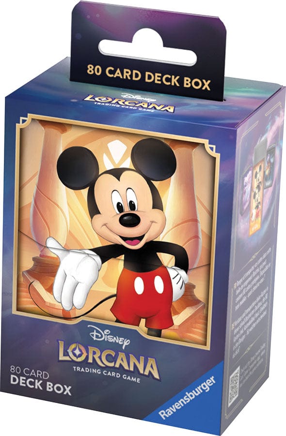 Ravensburger Game Supplies > Card Boxes Disney Lorcana TCG: The First Chapter Deck Box - Mickey Mouse 4050368981813 RVN 11098181