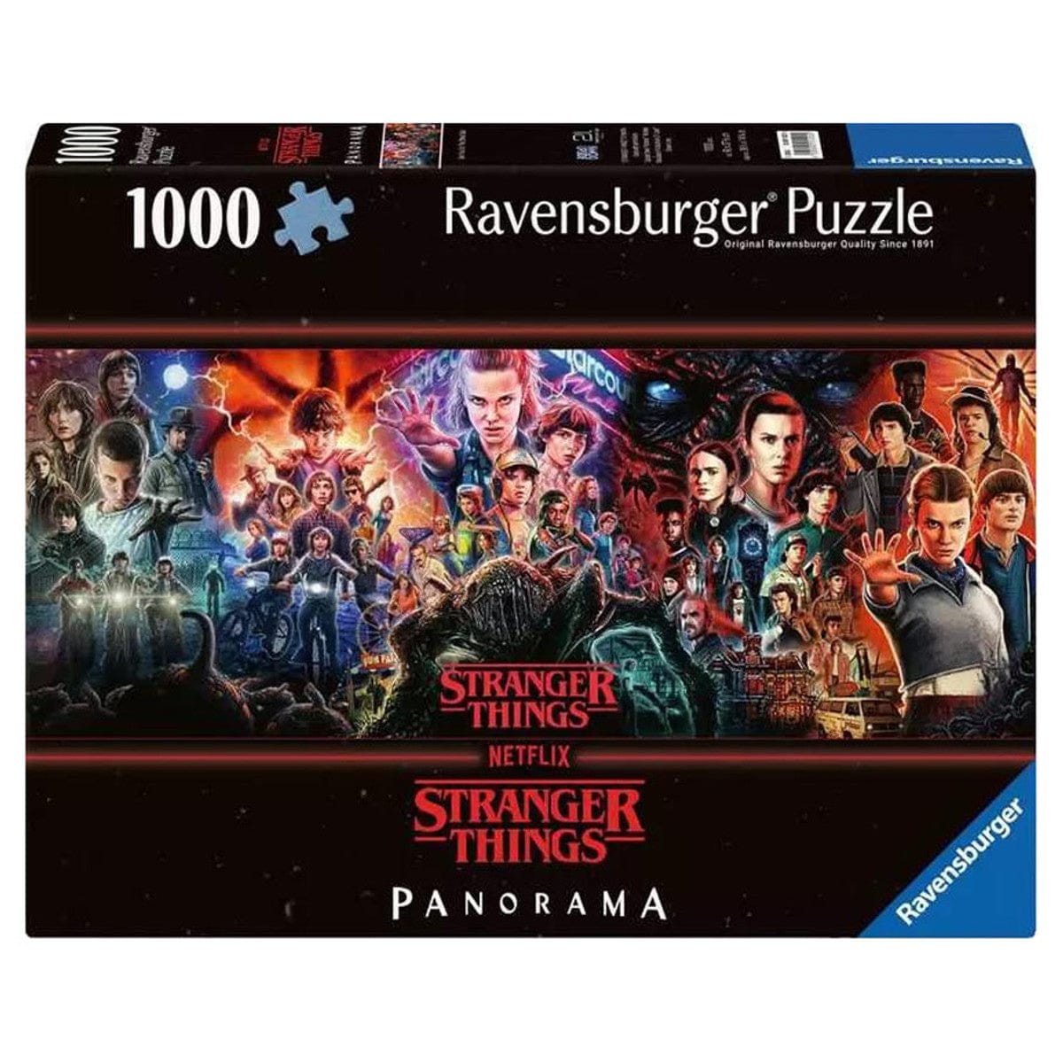 Ravensburger Puzzles > Jigsaw Puzzles Puzzle: Stranger Things 1000 Piece Panoramic 4005555015024 RVB12001502