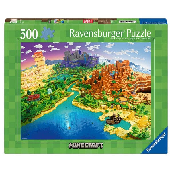 Ravensburger Puzzles > Jigsaw Puzzles Ravensburger: Minecraft - 500pc Jigsaw 4005555015680 RVB12001568