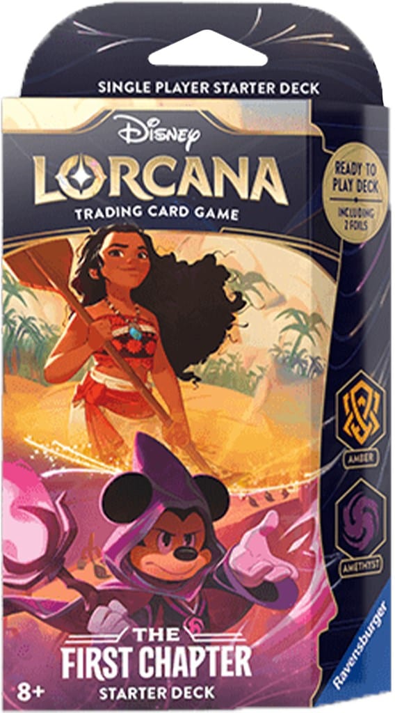 Ravensburger Trading Card Games > Disney Lorcana Disney Lorcana TCG: The First Chapter - Amber and Amethyst Starter Deck 4050368981691 RVN 11098191