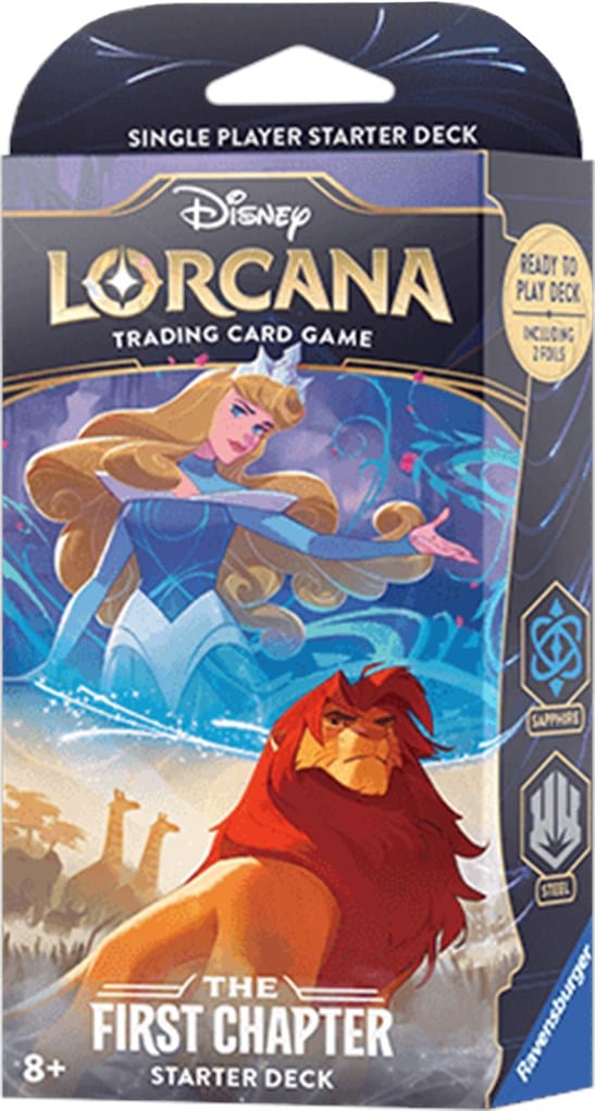 Ravensburger Trading Card Games > Disney Lorcana Disney Lorcana TCG: The First Chapter - Sapphire and Steel Starter Deck 4050368981684 RVN 11098191