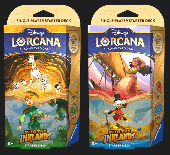 Disney Lorcana Into the Inkland Starter Set Deck