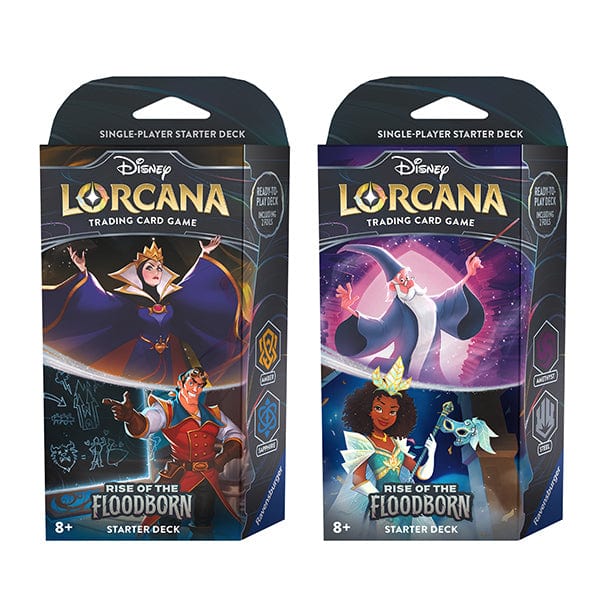 Ravensburger Trading Card Games > Disney Lorcana Disney Lorcana Rise of the Floordborn Starter Set Deck - 2 Pack 4050368982643
