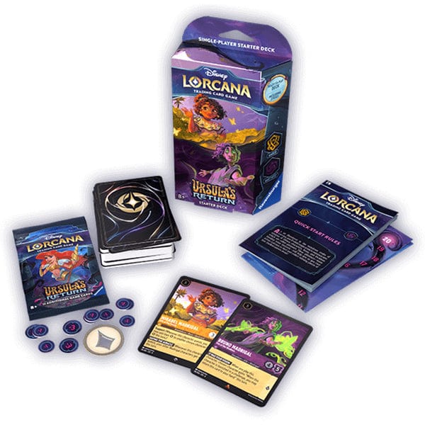 Disney Lorcana TCG: Ursula's Return Sapphire & Steel Starter Deck Disney Lorcana TCG: Ursula's Return Sapphire & Steel Starter Deck