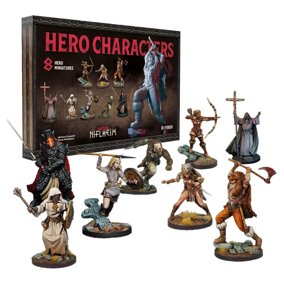 RAYBox Games Tabletop Games > Miniature Games > Expansions Gates of Niflheim: Miniatures: Hero Characters Set 672713201144 RAYPUGON154M