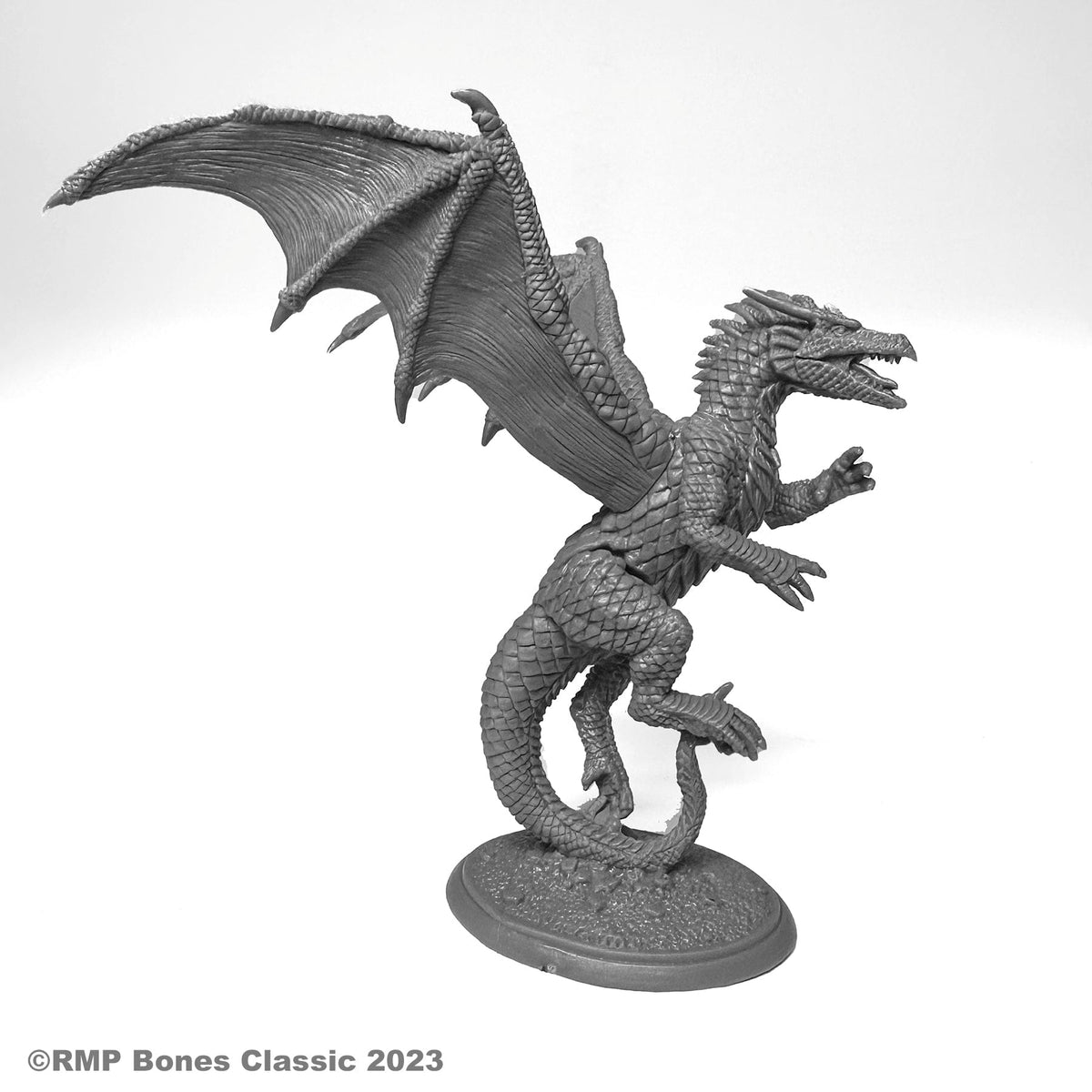 Reaper Miniatures Miniatures > Reaper Reaper: Dark Heaven Bones Classic - Amber Dragon 762486776878 RPR 77687