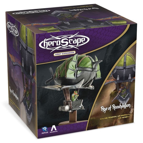 Renegade Game Studios Board Games Heroscape: Boiling Tension: Air Marshal Zed Nesbitt Army Expansion 810011727748 REN02774