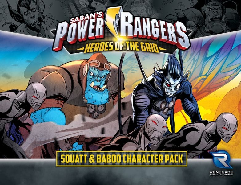 Renegade Game Studios Board Games > Large Box Games Power Rangers - Heroes of the Grid: Squatt & Baboo 810011721654 RGS 02165