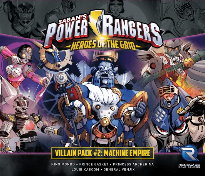 Renegade Game Studios Board Games > Large Box Games > Expansions Power Rangers - Heroes of the Grid: Villain Pack #2 - Machine Empire Expansion 810011721326 RGS 02132