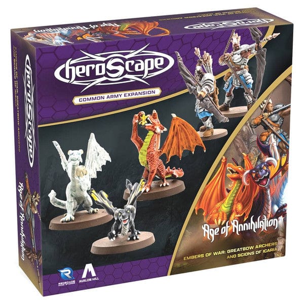Renegade Game Studios Tabletop Games > Miniature Games > Expansions Heroscape: Greatbow Archers and Scions of Icaria Army Expansion 810011728486 REN02848
