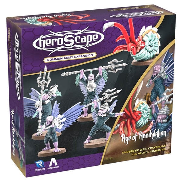 Renegade Game Studios Tabletop Games > Miniature Games > Expansions Heroscape: Krakenling and Gelryie Vanguards Army Expansion 810011728394 REN02839