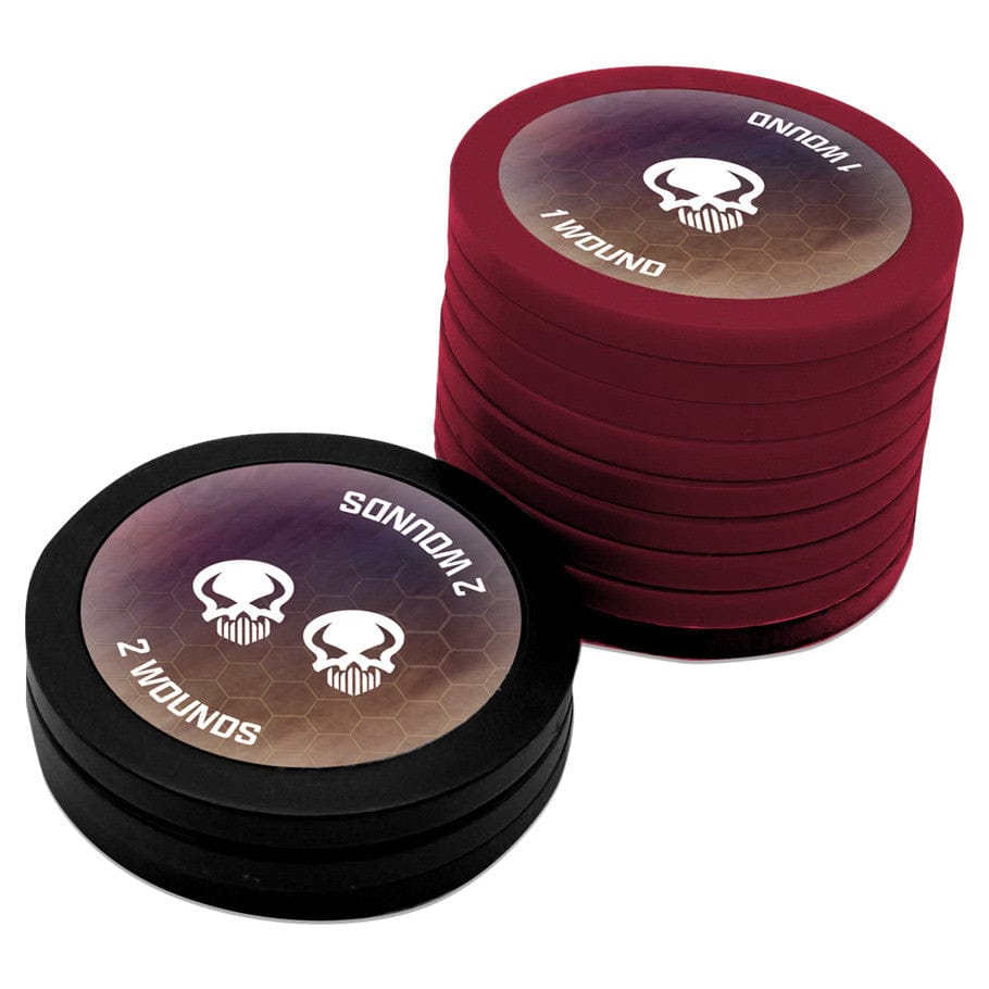 Renegade Game Studios Tabletop Games > Miniature Games > Expansions Heroscape: Premium Wound Markers 810011729155 REN02915