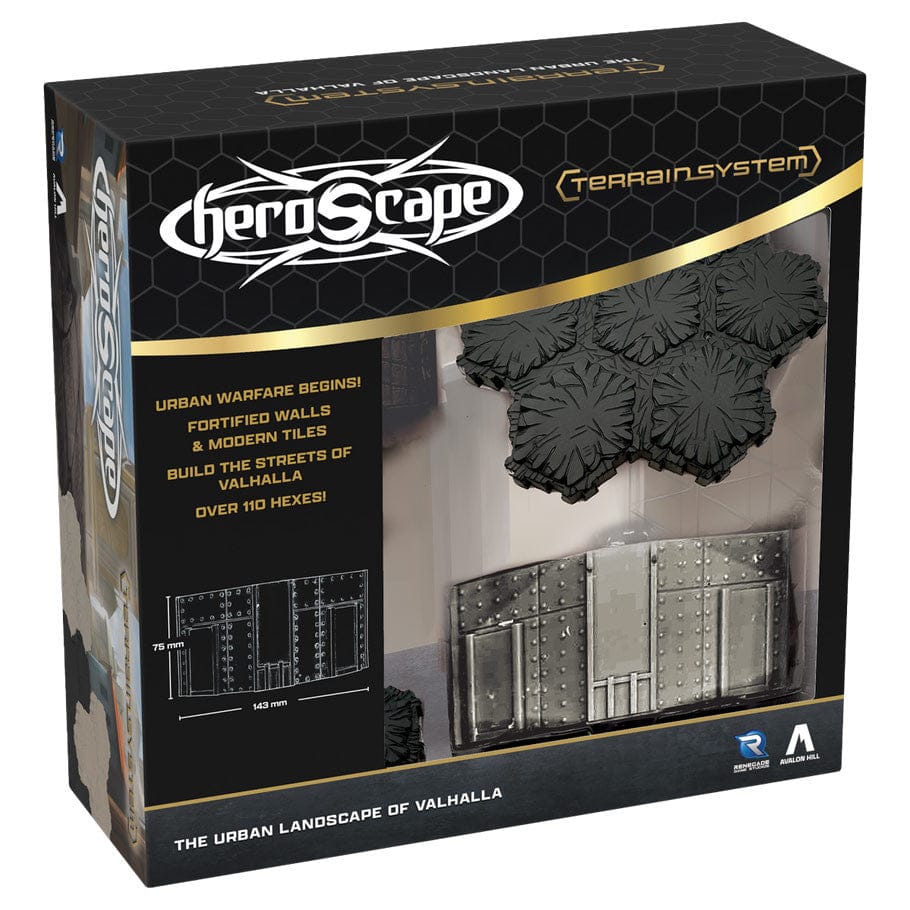 Renegade Game Studios Tabletop Games > Miniature Games > Expansions Heroscape: The Urban Landscape of Valhalla Terrain Expansion 810011728851 REN02885