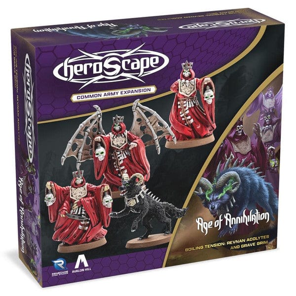 Renegade Games Studios Board Games > Large Box Games > Expansions Heroscape: Boiling Tension - Revnan Acolytes and Grave Grim Army Expansion 810011727946 REN02794